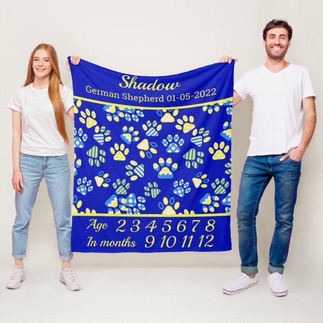 Polaire Couverture de jalons pour animaux à pattes bleues (En situation)