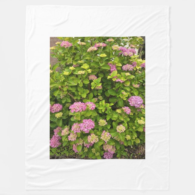 Polaire Couverture de jardin à fleurs roses (Devant)