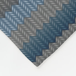 Polaire Couverture de Knit d'hiver Couverture de Knit bleu