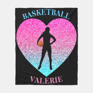 Polaire Couverture de la flotte de basket-ball pour filles
