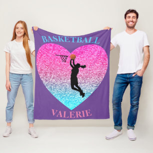 Polaire Couverture de la flotte de basket-ball pour filles