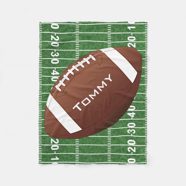 Polaire Couverture de la flotte de conception de football (Devant)
