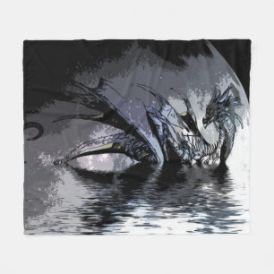 Polaire Couverture de la flotte d'illustration de dragon b