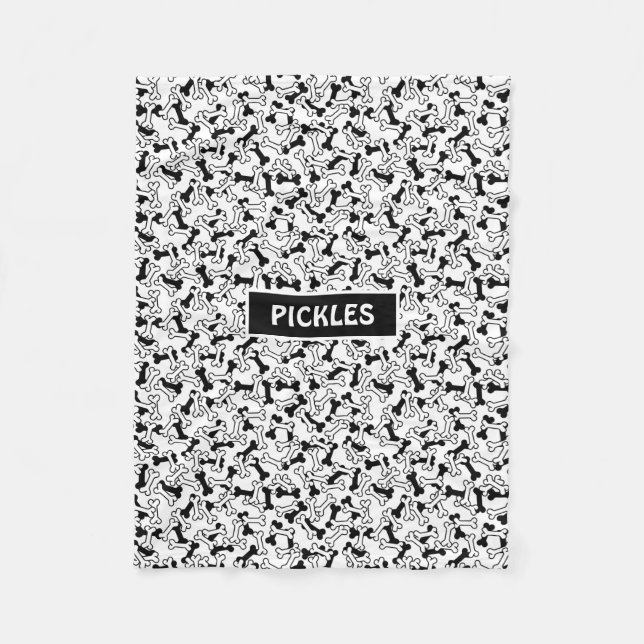 Polaire Couverture de la flotte d'os de chien (Devant)