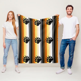 Polaire Couverture de lancer de fierté d'ours gay