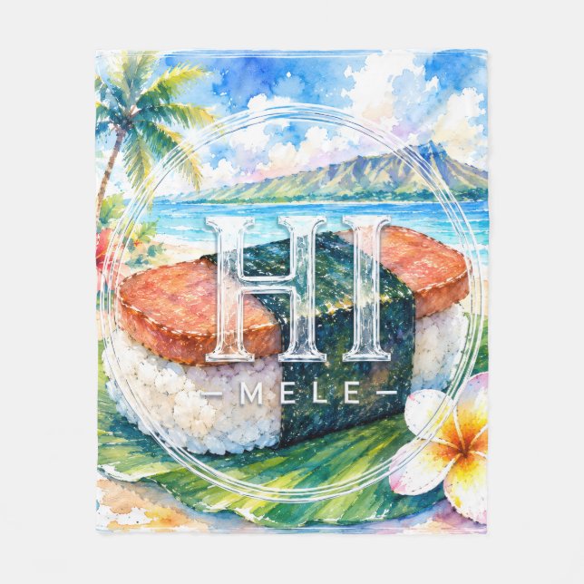 Polaire Couverture de lancer HIMELE Musubi de soutien (Devant)