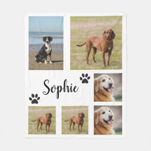 Polaire Couverture de literie avec photo de chien chat et 