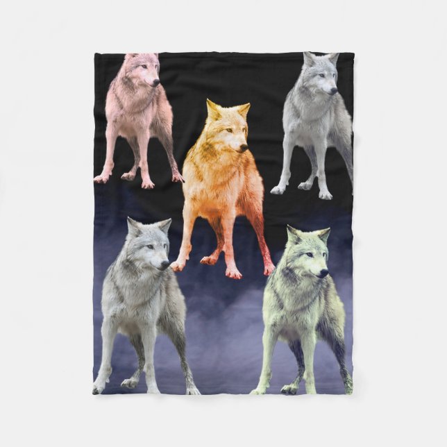 Polaire couverture de loup (Devant)