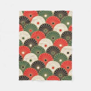 Polaire couverture de motif de kimono du Japon