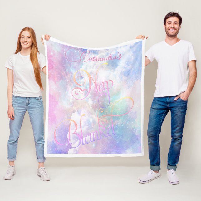 Polaire Couverture de nappe personnalisée avec nuages et é (En situation)