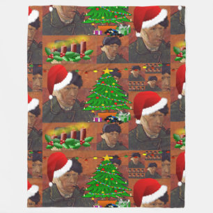 Polaire couverture de noël van gogh