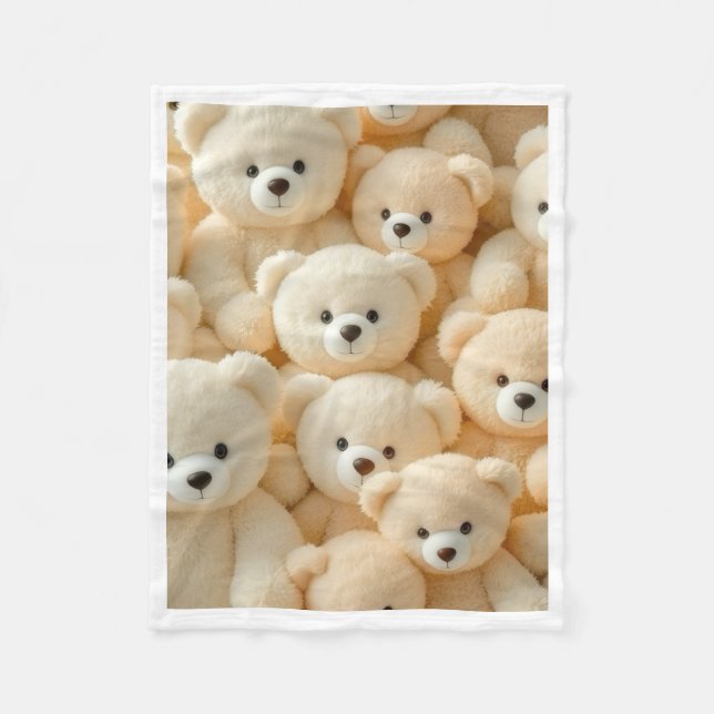 Polaire Couverture de nounours en peluche mignons (Devant)