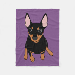 Polaire Couverture de Pinscher miniature de Pin de minute