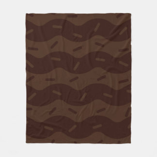 Polaire Couverture de plaid en fausse fourrure au chocolat