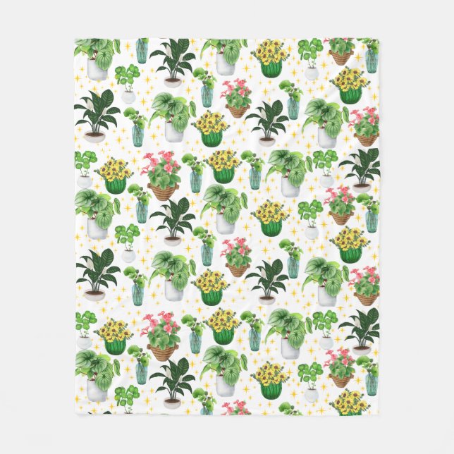 Polaire Couverture de plantes en pot fantaisistes (Devant)