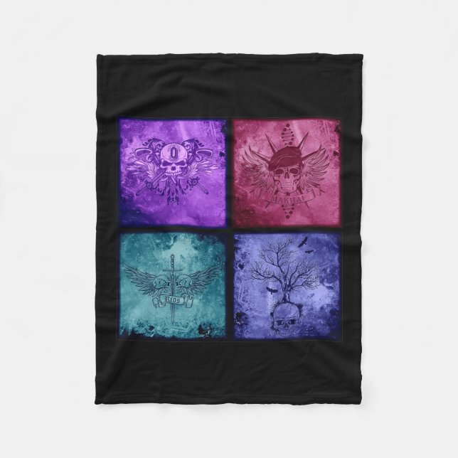 Polaire Couverture de quatre logos (Devant)