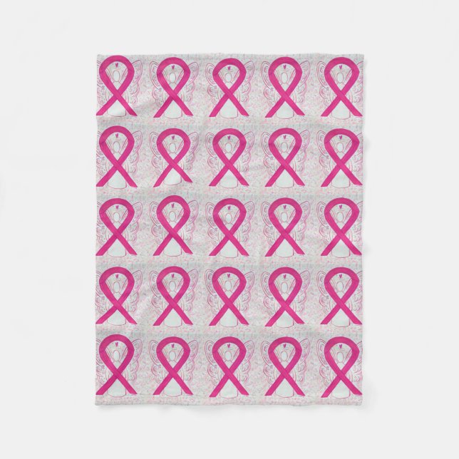 Polaire Couverture de sensibilisation au cancer du sein in (Devant)