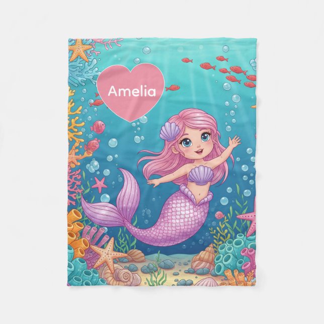 Polaire Couverture de sirène magique (Devant)
