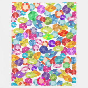 Polaire couverture de strass arc-en-ciel