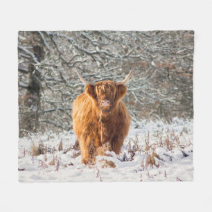 Polaire Couverture de vache écossaise