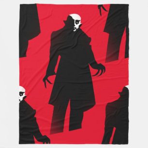 Polaire couverture d'halloween nosferatu
