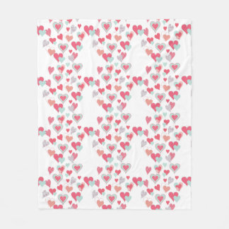 Polaire Couverture d'impression cardiaque