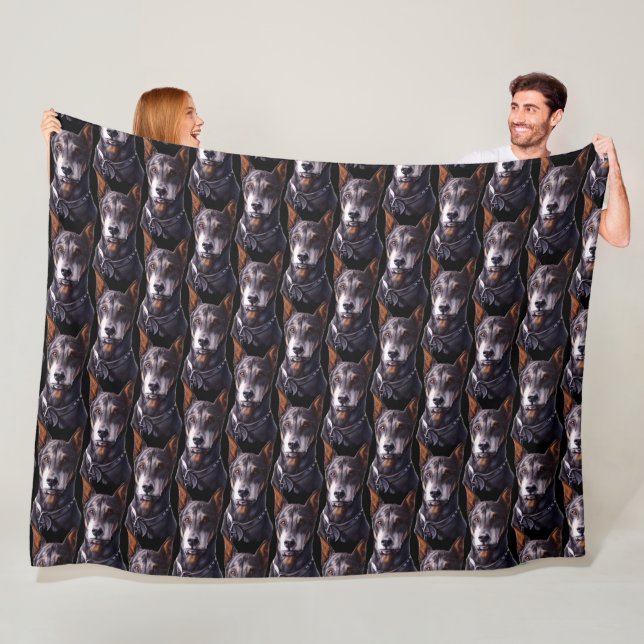 Polaire Couverture Doberman Couverture Doberman Doberman C (En situation)