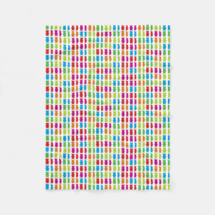 Polaire Couverture d'ouatine avec un motif gommeux d'ours