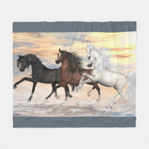 Polaire Couverture d'ouatine de 3 Arabes, 50" x60 "