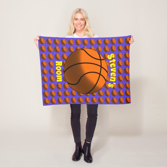 Polaire Couverture d'ouatine de basket-balls (En situation)
