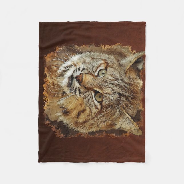 Polaire Couverture d'ouatine de chat sauvage (Devant)