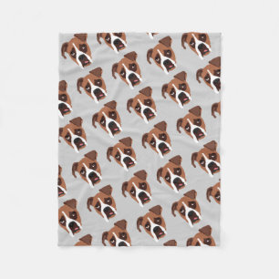 Polaire Couverture d'ouatine de chien de boxeur, petite