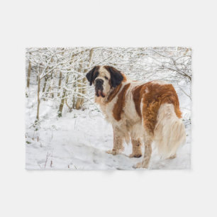 Polaire Couverture d'ouatine de chien de St Bernard