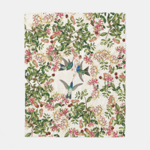 Polaire Couverture d'ouatine de fleur de chèvrefeuille