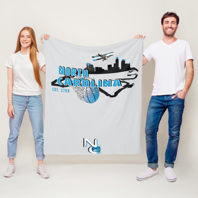 Polaire Couverture d'ouatine de la Caroline du Nord (En situation)