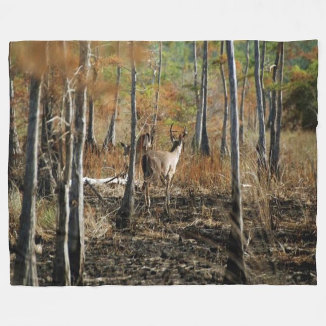 POLAIRE COUVERTURE D'OUATINE DE LA PHOTO CAMO #1 (Devant (Horizontal))