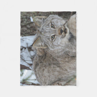 Polaire Couverture d'ouatine de Lynx de Canadien