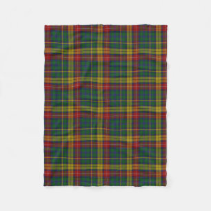 Polaire Couverture d'ouatine de plaid de tartan de clan de