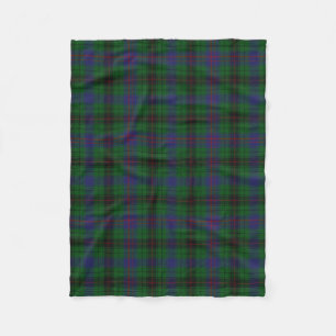 Polaire Couverture d'ouatine de plaid de tartan de clan de