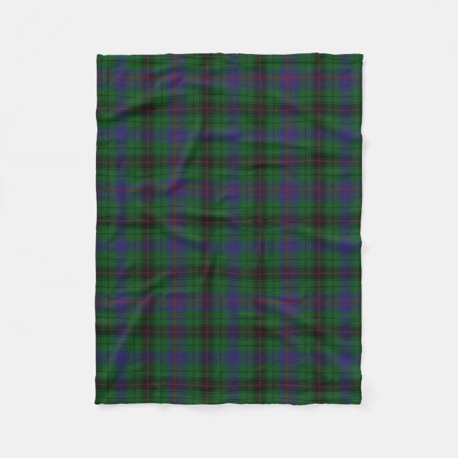 Polaire Couverture d'ouatine de plaid de tartan de clan de (Devant)