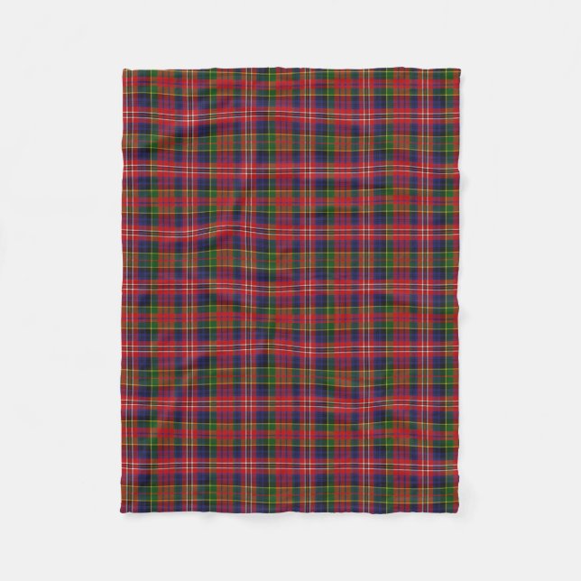 Polaire Couverture d'ouatine de plaid de tartan de clan de (Devant)