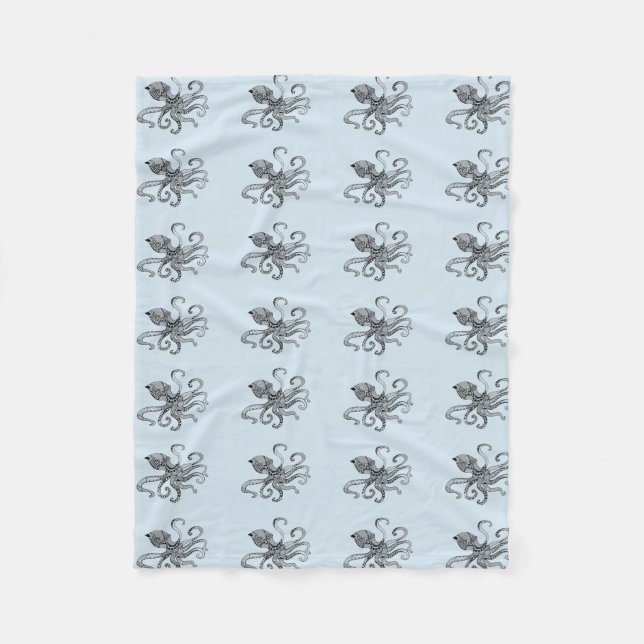 Polaire Couverture d'ouatine de poulpe (Devant)