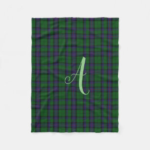 Polaire Couverture d'ouatine de tartan d'Armstrong