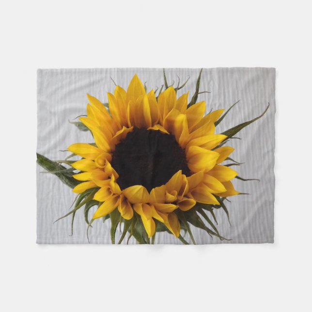 Polaire Couverture d'ouatine de tournesol (Devant (Horizontal))