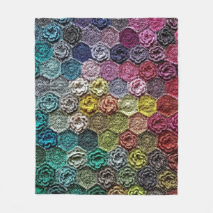 Polaire Couverture d'ouatine du crochet no2