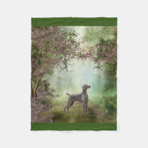 Polaire Couverture d'ouatine du verger "30x40" de fleur de