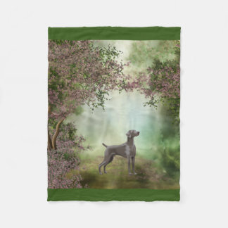 Polaire Couverture d'ouatine du verger "30x40" de fleur de