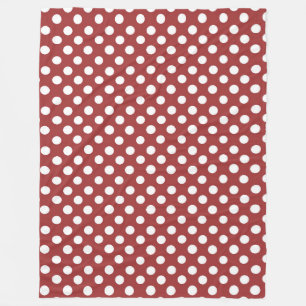 Polaire Couverture d'ouatine/pois blanc de Redwith