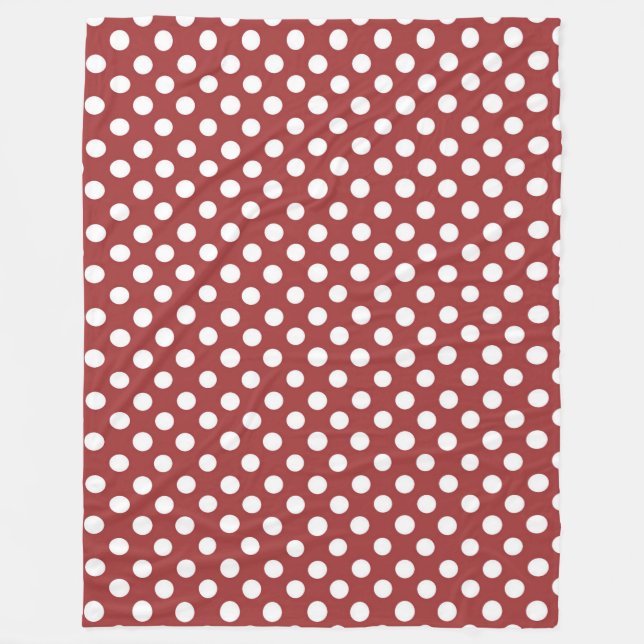 Polaire Couverture d'ouatine/pois blanc de Redwith (Devant)