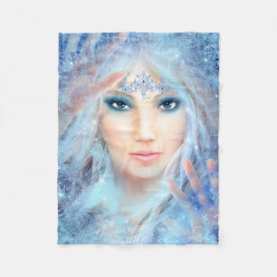 Polaire Couverture d'ouatine, reine de neige. Hiver beau